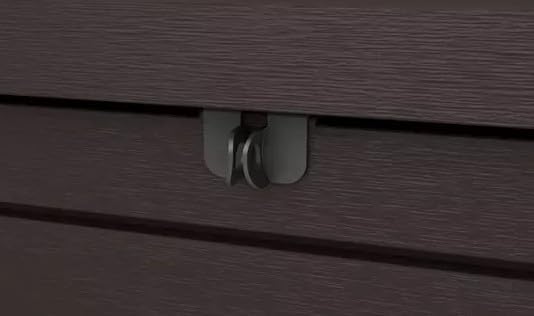 230 Gallon Outdoor Storage Resin Deck Box- (Brown)
