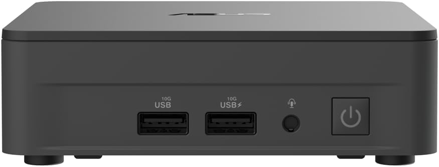ASUS NUC 13 Pro Slim Full System Mini PC with Intel 13th Gen Core i7-1360P, 16GB DDR4 RAM, 512GB PCIe G4x4 NVMe SSD, Thunderbolt™ 4, Wi-Fi 6E & Bluetooth 5.3, Win 11 Pro, VESA Mount Included