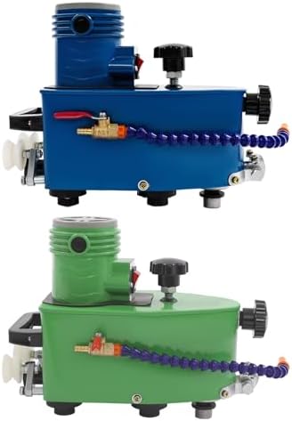 1100W Glass Edge Grinding Machine - Portable Electric Polisher for Beveling & Shaping Glass/Stone/Ceramic (3-20mm Thick), 8000RPM, 110V with Cooling Vents & Wheels (Green)