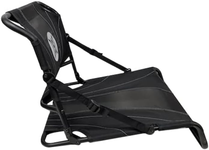 Perception Kayak Frame Seat Replacement - Lawn Chair Style Seat for Outlaw, Pescador Pro, Black/Gray,One Size,9800913