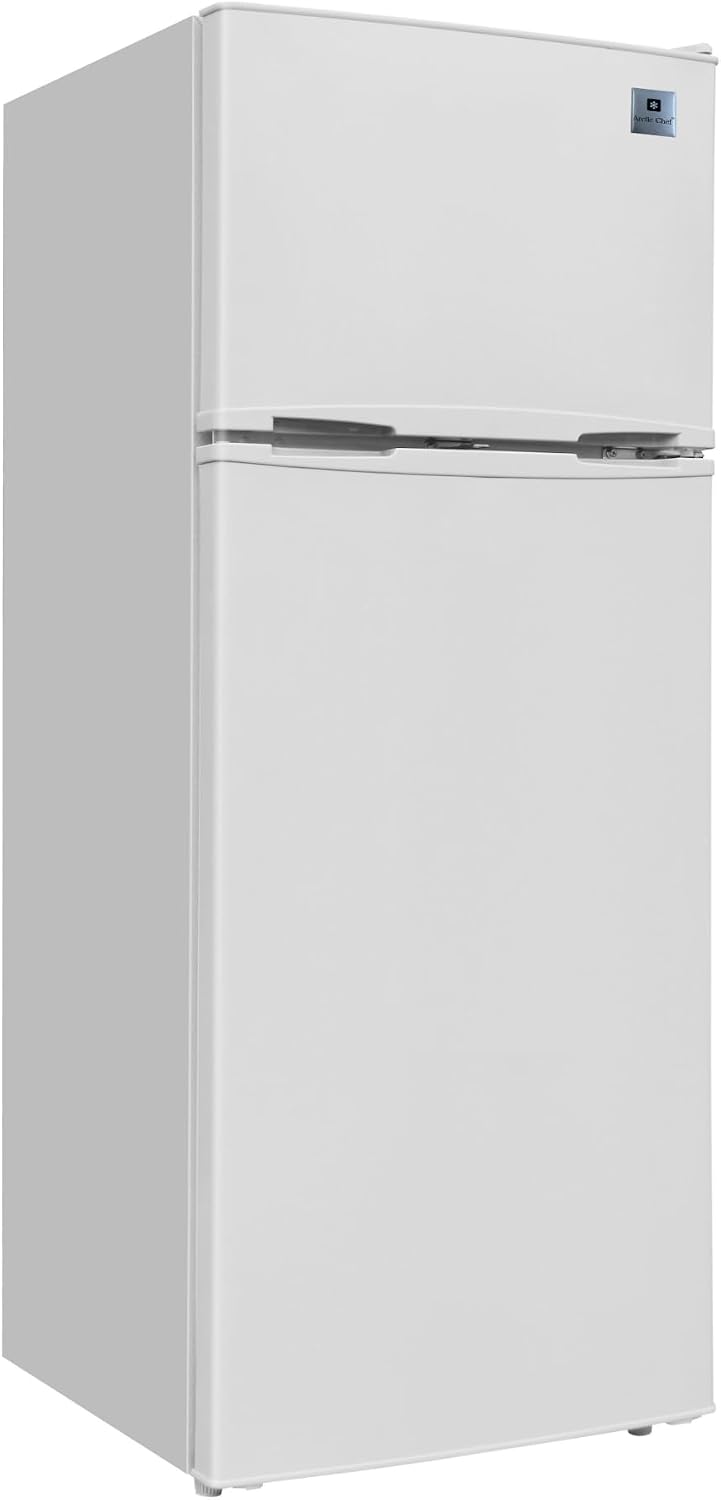 ARCTIC CHEF ACFR741WHITE6COM Apartment Size Large Compact Fridge, 7.5, White