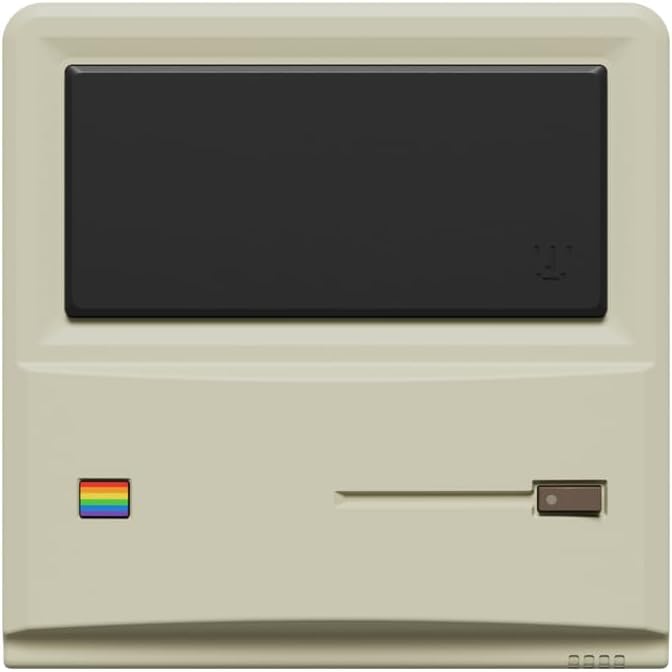 AYANEO AM01 Retro Mini PC, AMD Ryzen 7 5825U, 32GB DDR4, 512GB SSD, Windows 11, Retro Design, 4K Output, WiFi 6, Dual HDMI/DP, Compact Mini Computer for Gaming & Office