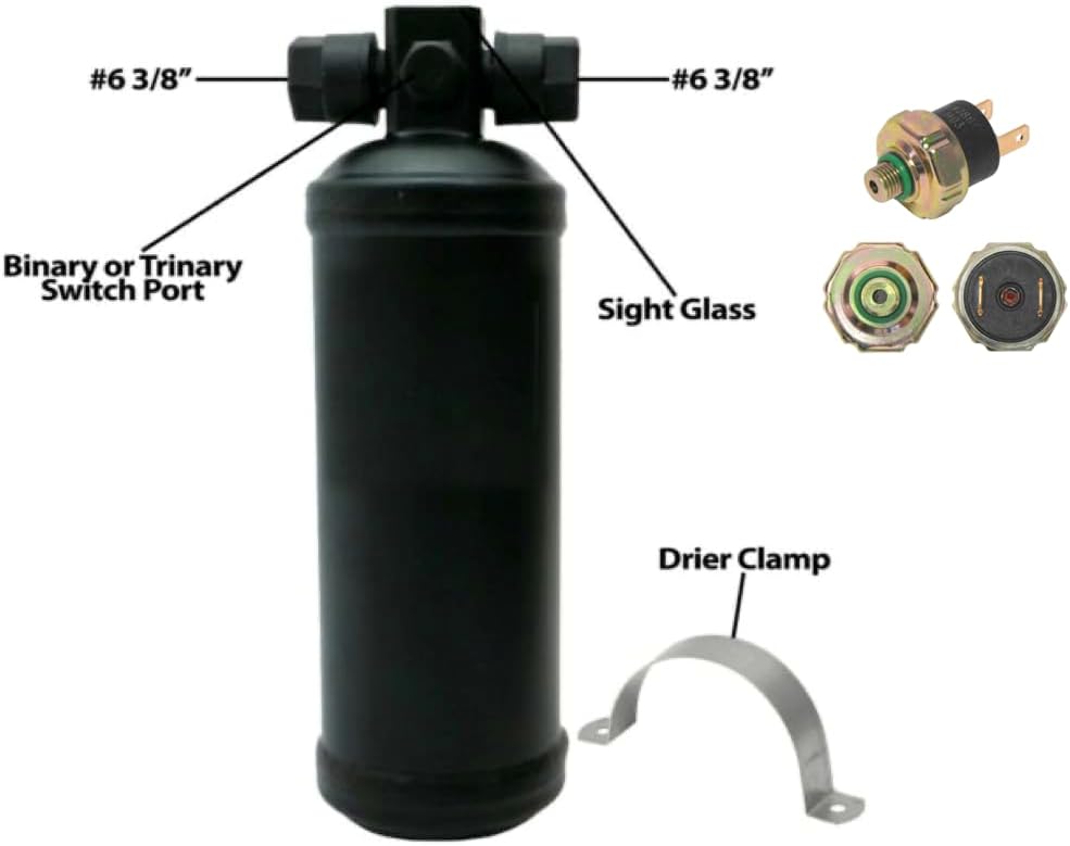 A/C KIT UNIVERSAL UNDERDASH EVAPORATOR 404-100 HEAT AND COOL 12V WITH ELECTRICAL HARNESS