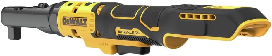 DEWALT 20V MAX XR Cordless Ratchet, 3/8' and 1/2' Sealed Head Ratchet, Bare Tool Only (DCF510B)