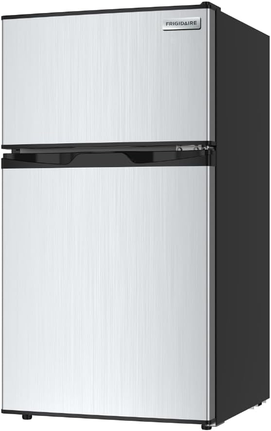 Frigidaire 3.2 Cu Ft Double Door Top Freezer Refrigerator, Stainless