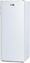 BLACK+DECKER 8.5 Cu. Ft. Upright Freezer, Stand Up Freezer with Mechanical Temperature Control, Freezer Upright with 3 Shelves and 4 Door Bins, Manual Defrost, R600a Refrigerant, BUF850LW, White