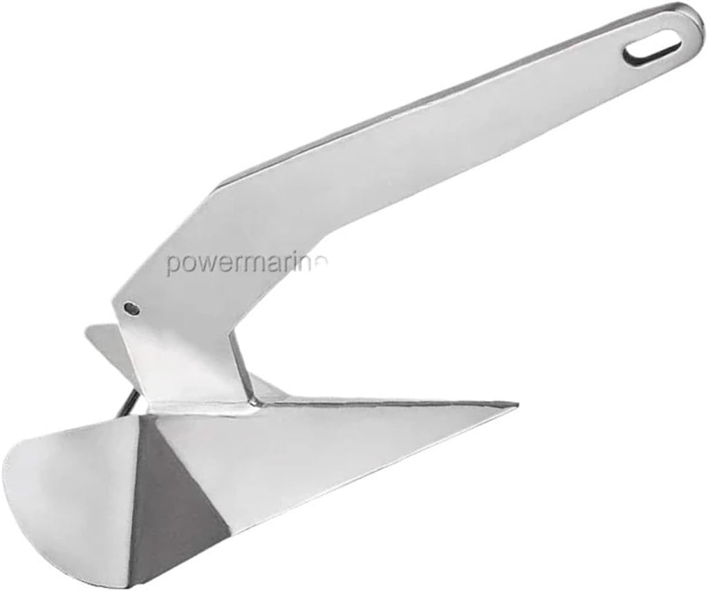 Folding Anchor, Boat Anchor High Polished Marine Accessories 316 Stainless Steel Hardware,for Small Boats Canoe Paddle Boards
