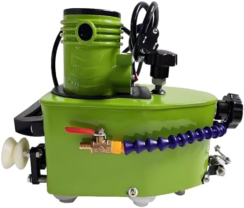 800W Hand-Held Glass Polisher Grinder Edger with Diamond Wheel - Portable Electric Glass Edge Polishing Machine for Beveling & Edge Polishing, 8000 RPM