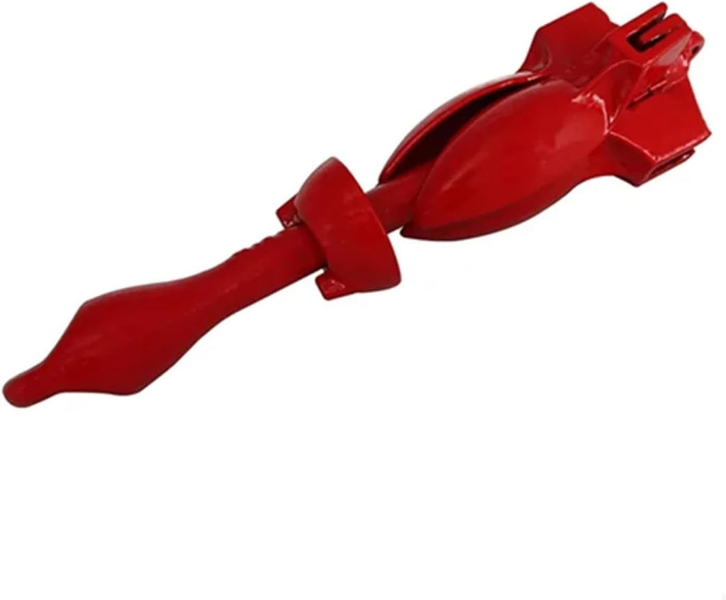 Folding Anchor, Marine Red Folding Anchor, Painted Iron, Rubber Boat, Fishing,for Small Boats Canoe Paddle Boards