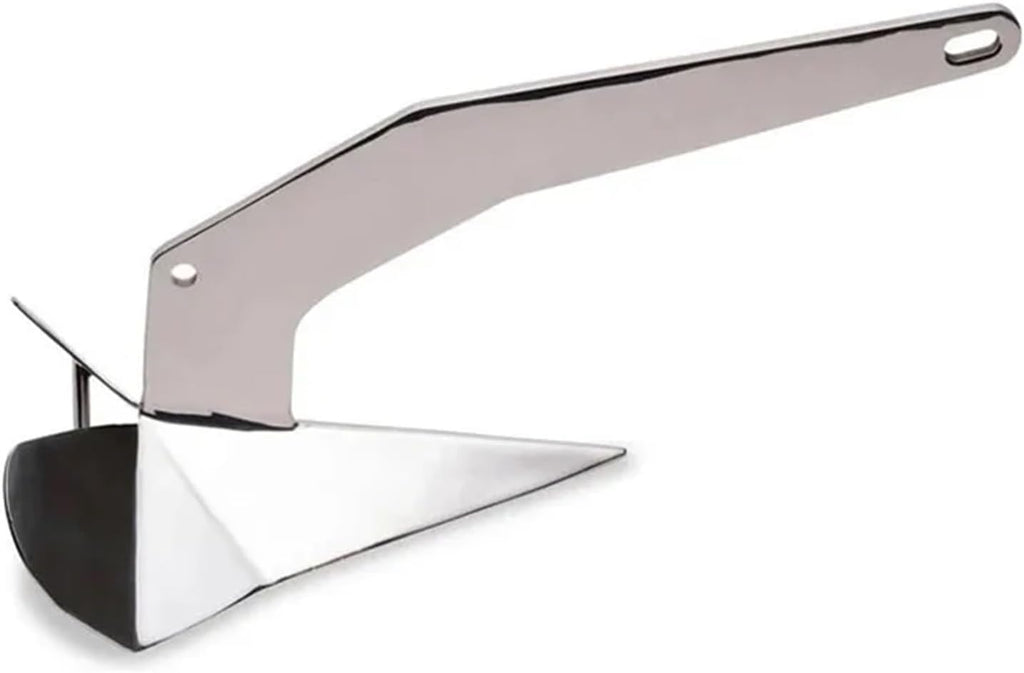 Folding Anchor, Mirror Polished 316 Stainless Steel H-Q Boat Anchor for Yacht,for Small Boats Canoe Paddle Boards