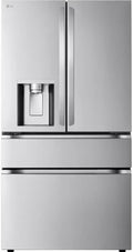 LG 29 cu. ft. SMART Standard Depth MAX French Door Refrigerator with Full Convert Drawer in PrintProof Stainless Steel LF29H8330S