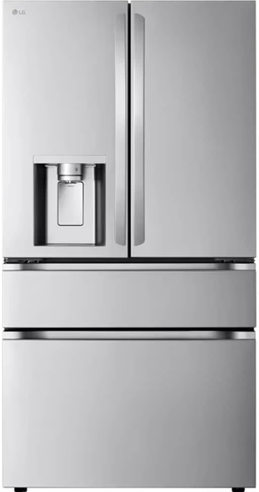 LG 29 cu. ft. SMART Standard Depth MAX French Door Refrigerator with Full Convert Drawer in PrintProof Stainless Steel LF29H8330S