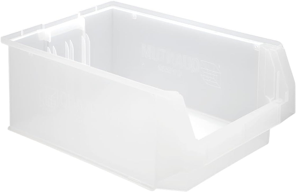 Quantum Storage Systems QMS532CL MAGNUM Heavy Duty Part Organizer Clear Bins 20' L x 13' W x 8' H 6 Pack