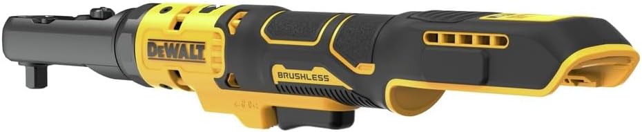DEWALT 20V MAX XR Cordless Ratchet, 3/8' and 1/2' Sealed Head Ratchet, Bare Tool Only (DCF510B)