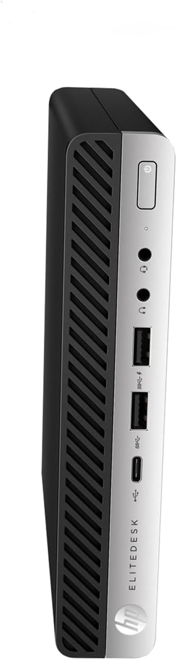 HP Elitedesk 800 G3 High Performance Mini Desktop PC with Core i7-6700 3.4GHz-4.0GHz Processor, 8GB DDR4 RAM, 256GB SSD, USB WiFi+BT, Keyboard and Mouse, Windows 11 Pro (Renewed)