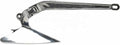 Folding Anchor, 5kg 316 Stainless Steel Plough Anchor for Boat, Power Marine Accessories Polished Non-Hinged Plow,for Small Boats Canoe Paddle Boards