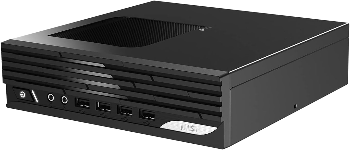 msi PRO DP21 Mini PC Desktop – Intel Core i3-13100 13th Gen, 8GB DDR4 RAM, 500GB NVMe SSD, Intel UHD 730, Wi-Fi, Bluetooth, Windows 11 Home (13M-498US)