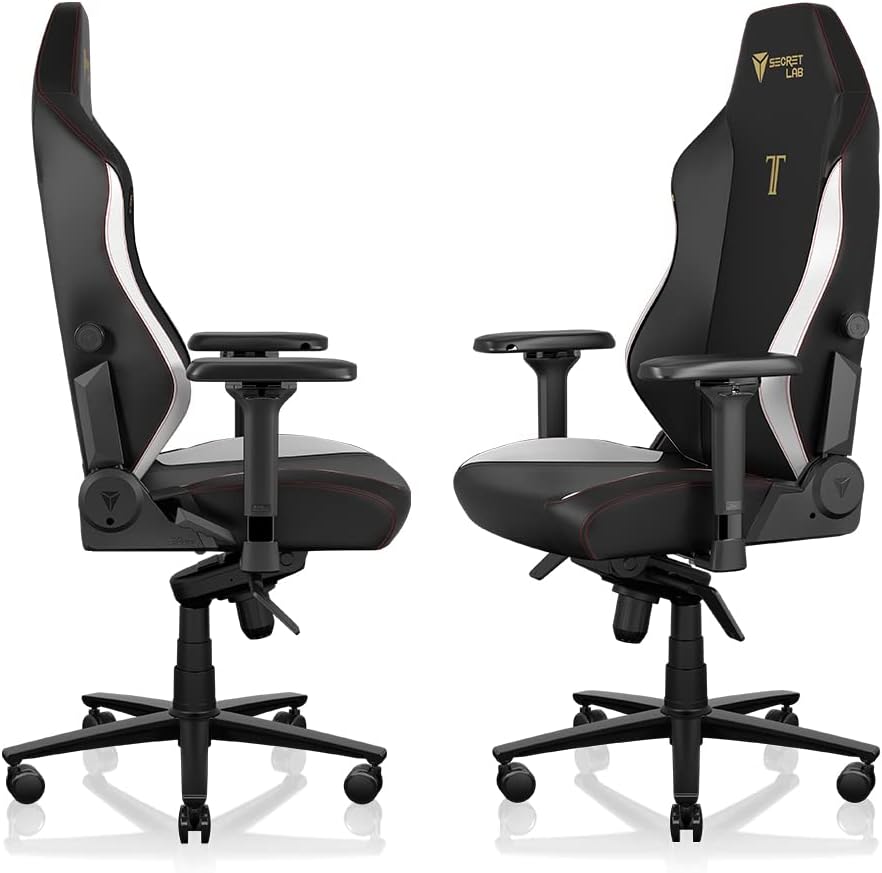 Secretlab Titan Evo Classic Gaming Chair - Reclining - Ergonomic & Comfortable Computer Chair with 4D Armrests - Magnetic Head Pillow & 4-Way Lumbar Support - Small - Black - Leatherette