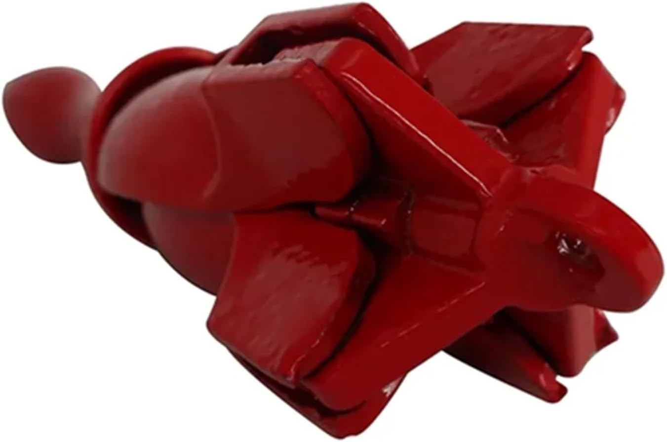 Folding Anchor, Marine Red Folding Anchor, Painted Iron, Rubber Boat, Fishing,for Small Boats Canoe Paddle Boards
