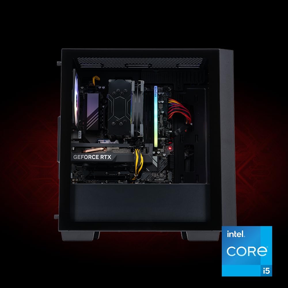 acer Nitro 60 N60-640-UR11 Gaming Desktop | Intel Core i5-14400F 10-Core Processor | NVIDIA GeForce RTX 4060 | 16GB DDR5 | 1TB PCIe Gen 4 SSD | Wi-Fi 802.11ac | Gigabit Ethernet | Windows 11 Home