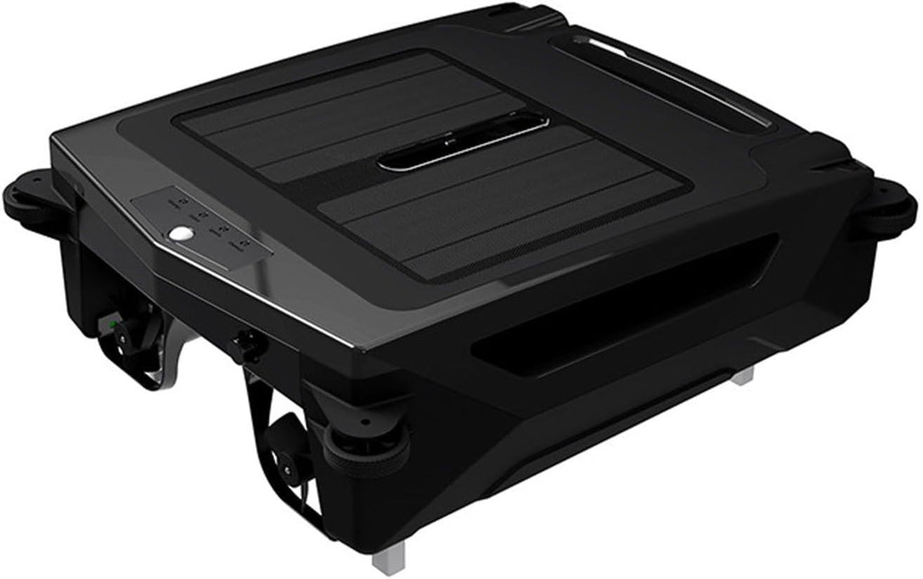 Automatic Solar Charging Pool Cleaning Robot with Automatic Obstacle Avoidance Function, with 2500mah Power Supply and Brushless Motor, Suitable for Swimming Pool Surface,Fully-Automatic