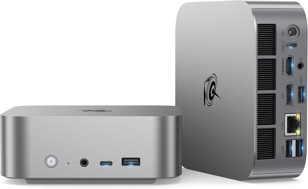 Beelink SER9 MAX Mini PC, AMD Ryzen R7 260 (8C/16T, up to 5.1GHz), 32GB DDR5 1TB PCle4.0 SSD Mini Desktop Computer, WIFI6+BT5.2 + 10G LAN, Triple Display Output via HDMI+DP+USB4, W11 Pro Mini Computer