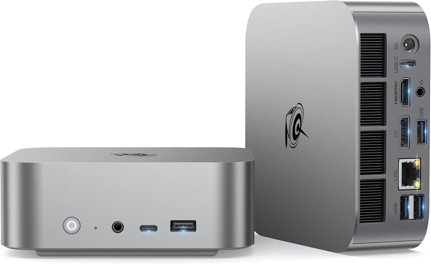 Beelink SER9 MAX Mini PC, AMD Ryzen R7 260 (8C/16T, up to 5.1GHz), 32GB DDR5 1TB PCle4.0 SSD Mini Desktop Computer, WIFI6+BT5.2 + 10G LAN, Triple Display Output via HDMI+DP+USB4, W11 Pro Mini Computer
