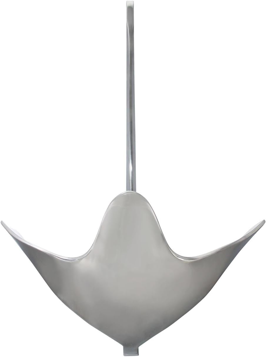 Stainless Steel Claw Bruce Boat Anchor – 316 Stainless, High Polished, Easy Set & Recover, Holds in Sand, Mud, Rock, Coral – Multiple Sizes