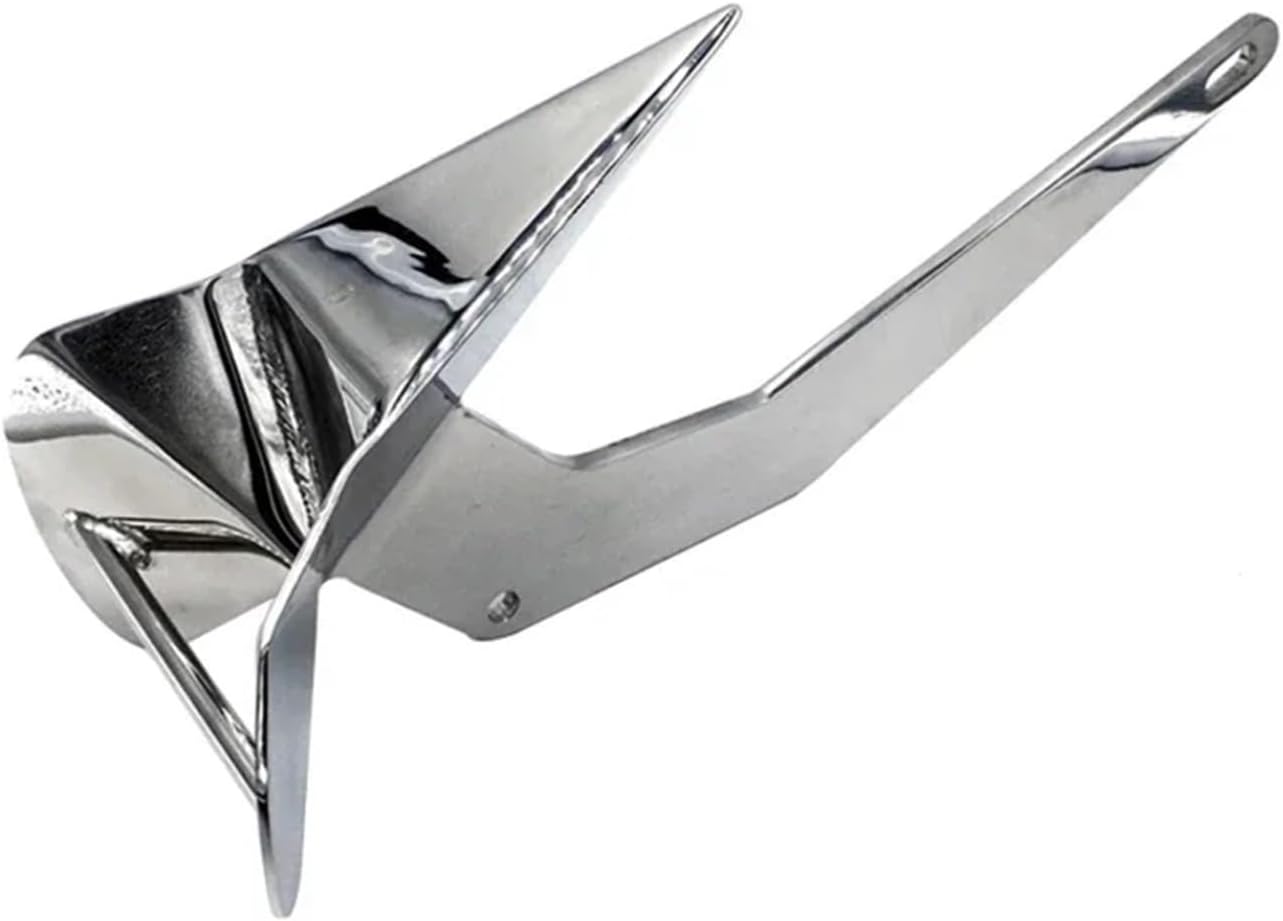 Folding Anchor, 3kg 316 Stainless Steel Polishing Boat Marine Anchors Anchor,for Small Boats Canoe Paddle Boards