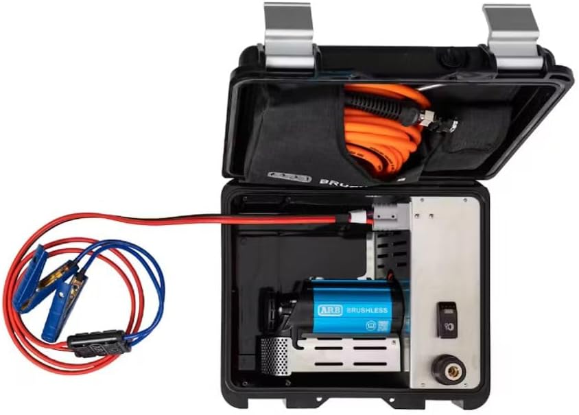 ARB CKBLP12 Brushless Air Compressor Premium Portable Motor boasts 1.5X in output. Ideal for faster tire inflating time and 4x4 off road adventures - 2025 Launched.