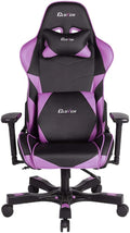 Clutch Chairz The Best Gaming Chairs - Ergonomic Gaming Chair, Video Game Chairs, Office Chair, High Chair and Lumbar Pillow for Computer Desk - Black/Purple - Crank Seriesx