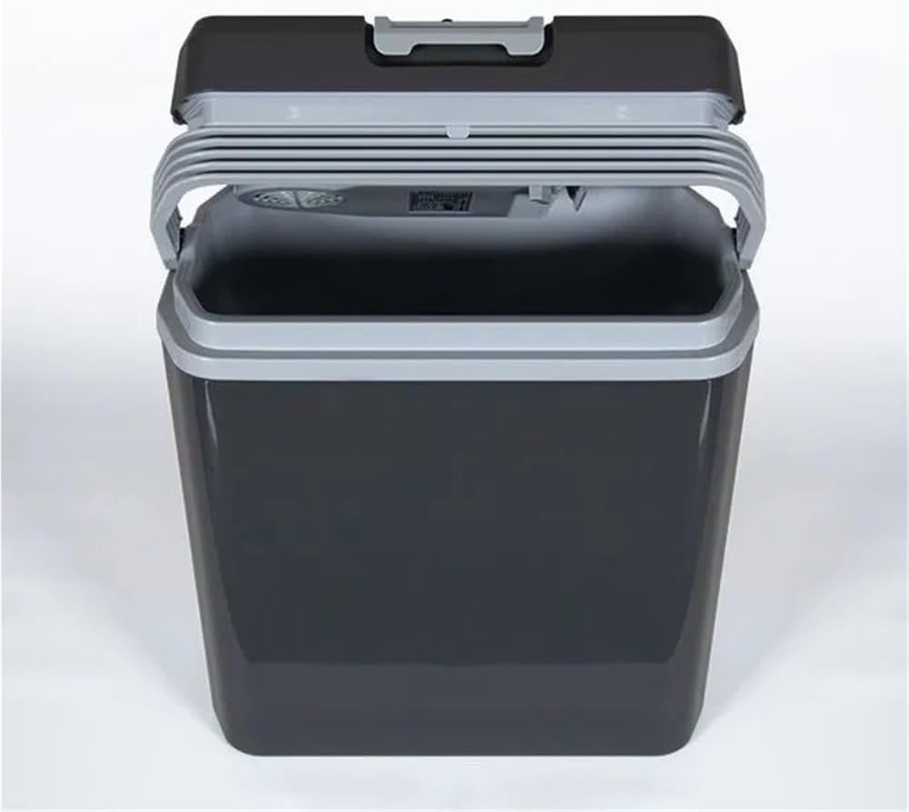 Electric Cooler & Warmer with Handle, 26Quart(24 L) Portable Thermoelectric Fridge, 12V car Cooler 12V DC & 110 AC for Camping, Travel & Picnics