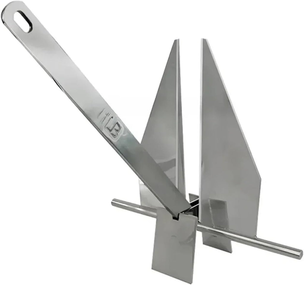 Folding Anchor, Anchor 316 Stainless Steel Marine Hardware Yacht Accessories,for Small Boats Canoe Paddle Boards