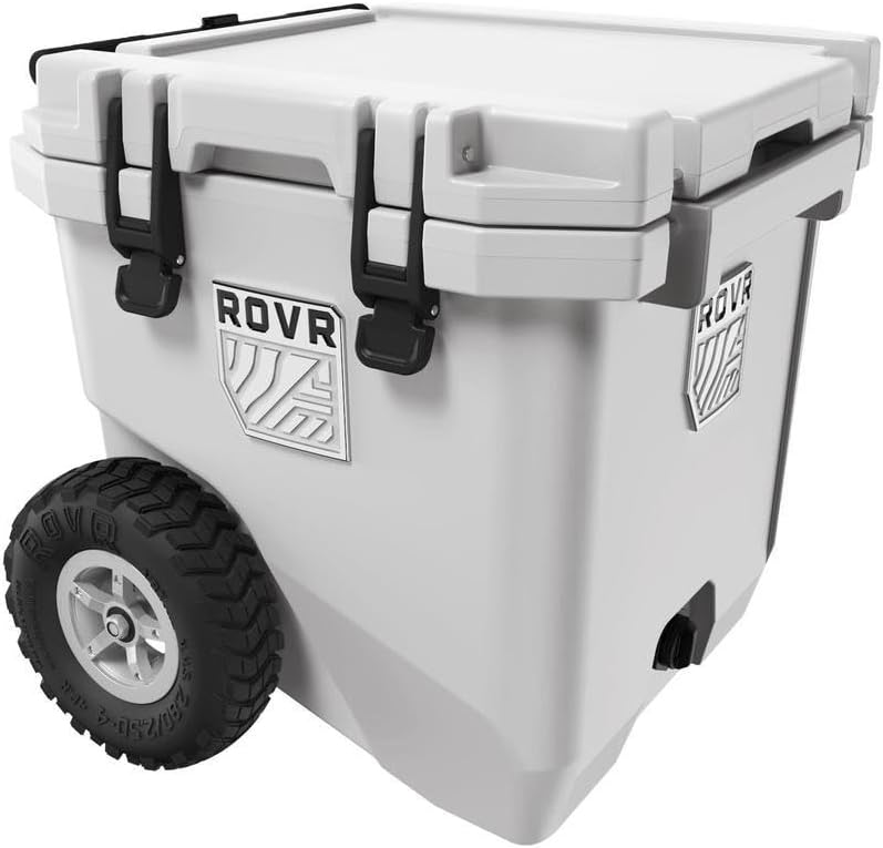 RovR Hard Cooler – Heavy Duty Insulated Cooler Box for Camping, Beach, Travel, Tailgating, Fishing, and Parties – Rugged Portable Cooler for Long Ice Retention