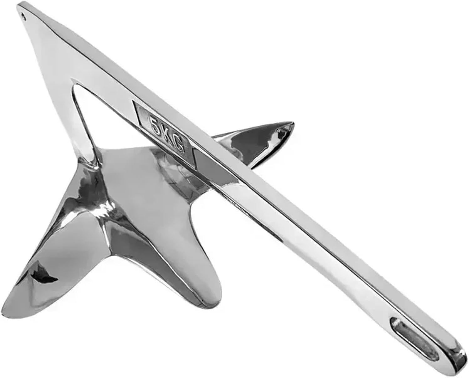 Folding Anchor, Stainless Steel 316 Anchor Yacht Lar Claw Ship,for Small Boats Canoe Paddle Boards