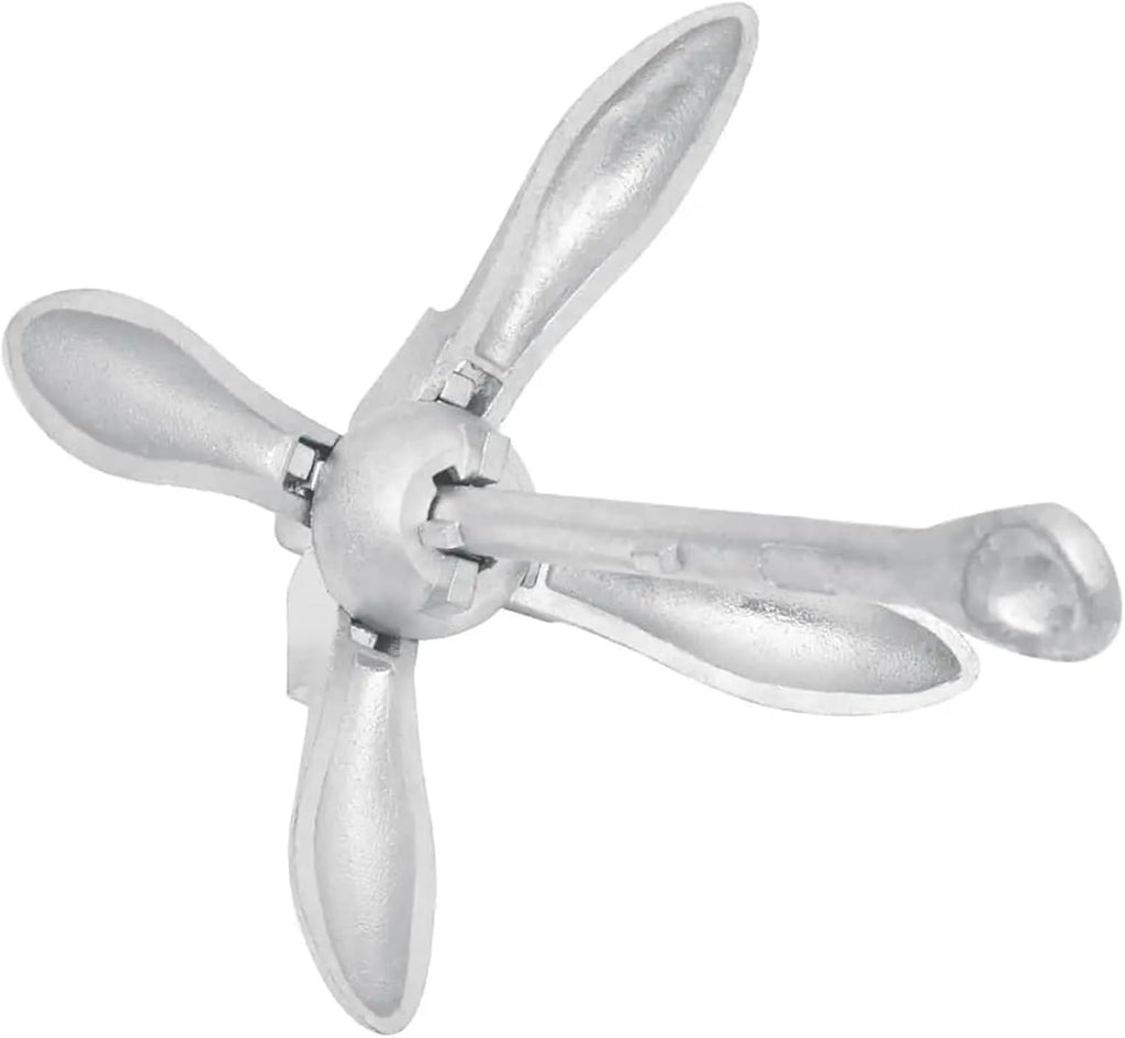 Folding Anchor, Folding Anchor A-Type Umbrella Cross,for Small Boats Canoe Paddle Boards