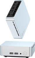 Getorli Mini PC AMD Ryzen 5 3550H, 16G DDR4 512G NVMe SSD Mini Computer, Triple 4K Display Support, WiFi 6 & BT 5.3, Dual HDMI Type-C, Small Desktop Computer for Office, Home, Business, Light Gaming