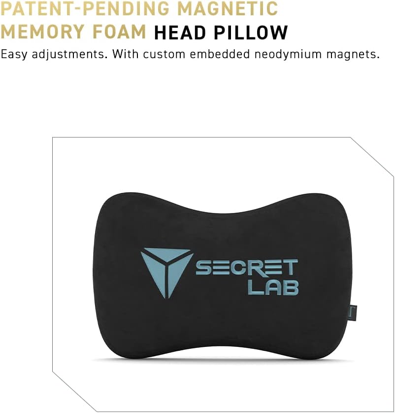 Secretlab Titan Evo Frost Blue Gaming Chair - Reclining - Ergonomic & Comfortable Computer Chair with 4D Armrests - Magnetic Head Pillow & 4-Way Lumbar Support - Small - Blue - Fabric