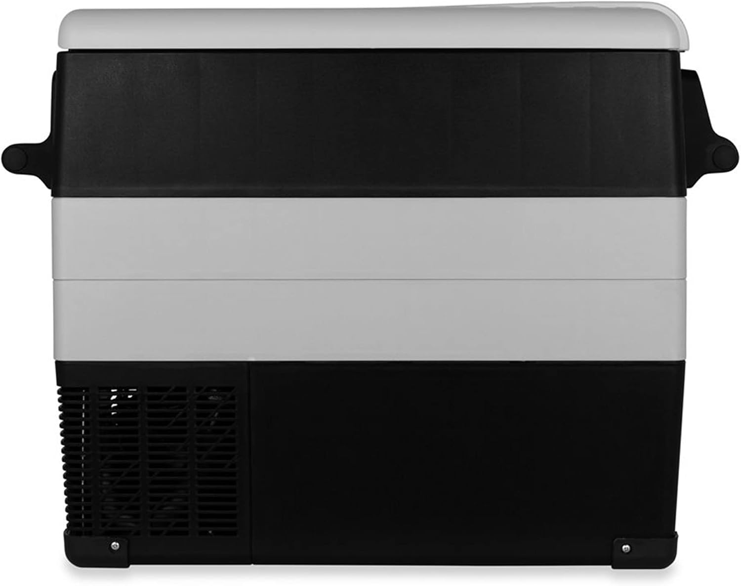 Camco 51518 CAM-550 Portable Refrigerator, AC 110V/DC 12V Compact Fridge/Freezer, 55-Liter - Keeps Food and Drinks Cold While On-The-Go - Ideal for Road Trips, RVing, Camping, Boating and Tailgating , Black