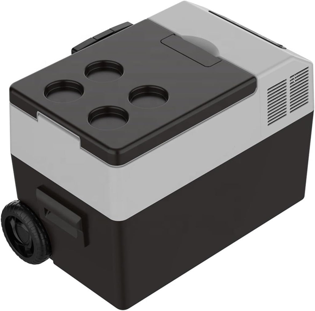 Portable Camping Fridge 12v 24v Dc Car Compressor Cooler 30L Car Refrigerator Freezer