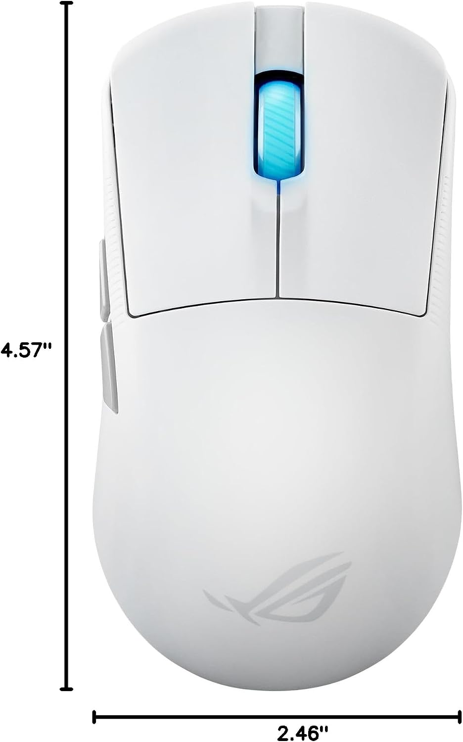 ASUS ROG Harpe Ace Mini Wireless Gaming Mouse – Small Compact Design, 49g Lightweight, 36K DPI AimPoint Sensor, Esports & FPS Gaming, Pro-Approved, White