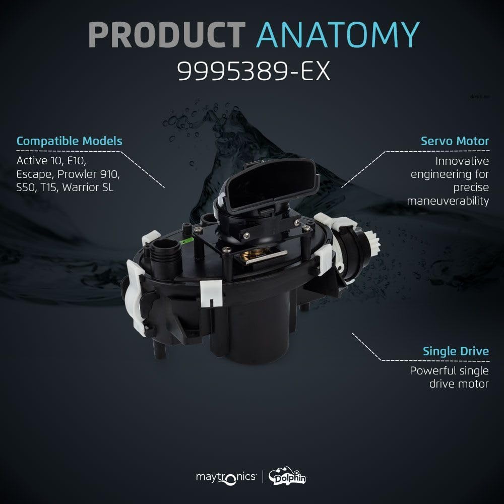 Dolphin Genuine Replacement Part — Robotic Pool Cleaner Motor Unit — 9995389-EX