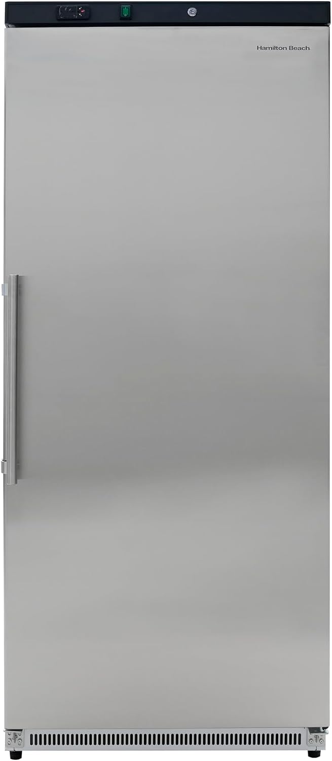 Hamilton Beach 19.2 CU FT Commercial Upright Refrigerator W:30.6' x L:27.4' X H:74.4' (Stainless Steel)