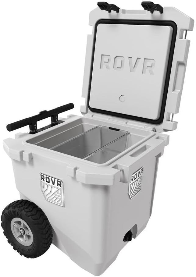 RovR Hard Cooler – Heavy Duty Insulated Cooler Box for Camping, Beach, Travel, Tailgating, Fishing, and Parties – Rugged Portable Cooler for Long Ice Retention