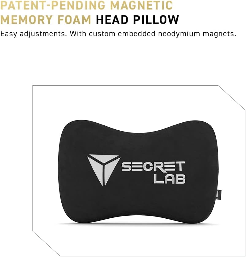 Secretlab Titan Evo Artic White Gaming Chair - Reclining, Ergonomic & Comfortable Computer Chair with 4D Armrests, Magnetic Head Pillow & 4-Way Lumbar Support - White - Fabric