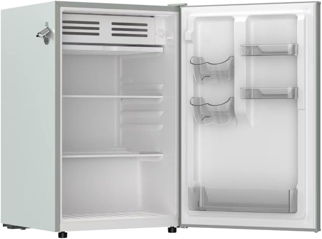Frigidaire, 4.5 Cu. Ft. Retro Series Compact Refrigerator, Built-In Side Bottle Opener, Green