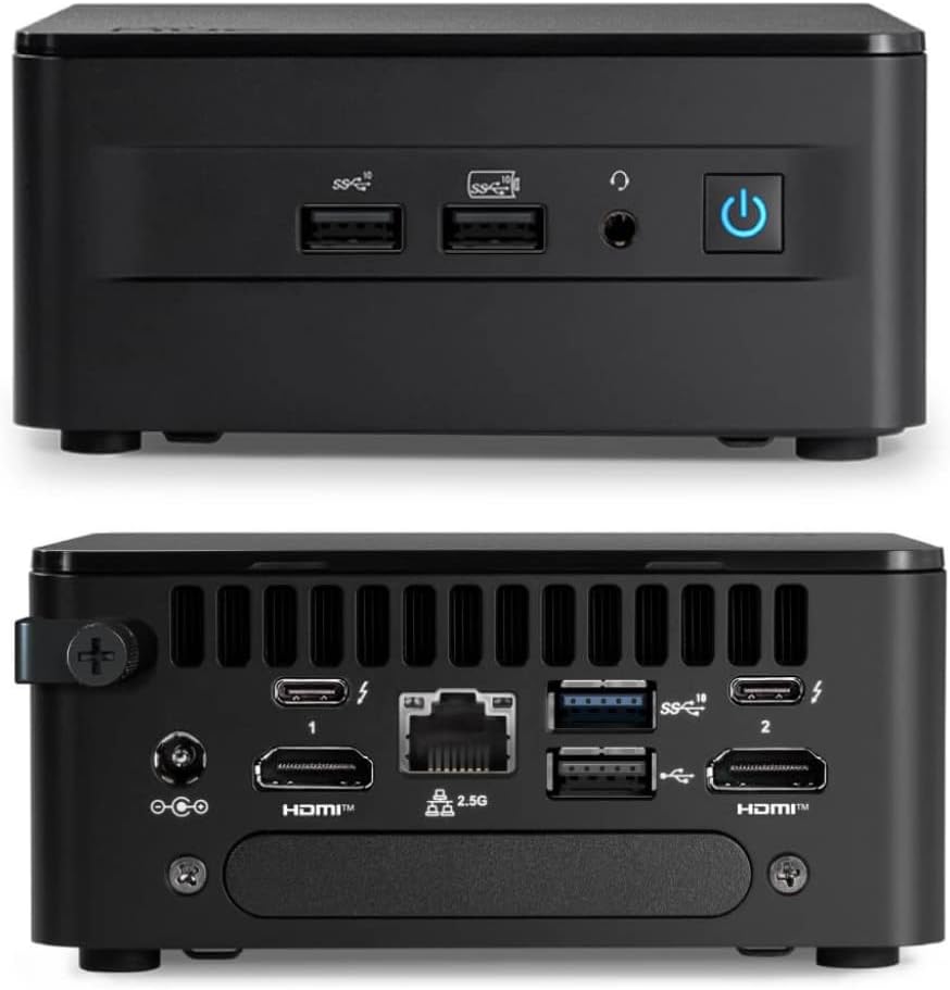 Intel NUC 13 Pro NUC13ANHi5 Arena Canyon Mini PC Mini Computer,Barebone,Intel Core i5-1340P 12 Core,16 Thread,Up to 4.6 GHz Turbo,NVMe SSD DDR4,WiFi 6E,BT 5.3,8K Support,Gaming,No RAM,No SSD,NO OS