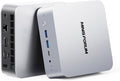 MINISFORUM X1-255 Mini PC AMD Ryzen 7 255 Processor 32GB DDR5 1TB SSD Micro Computer, 2xUSB4/HDMI/DP Four Video Output, 2.5G Lan/WiFi7/BT5.4/Oculink Port, Built-in Dual Microphones Small Form Factor
