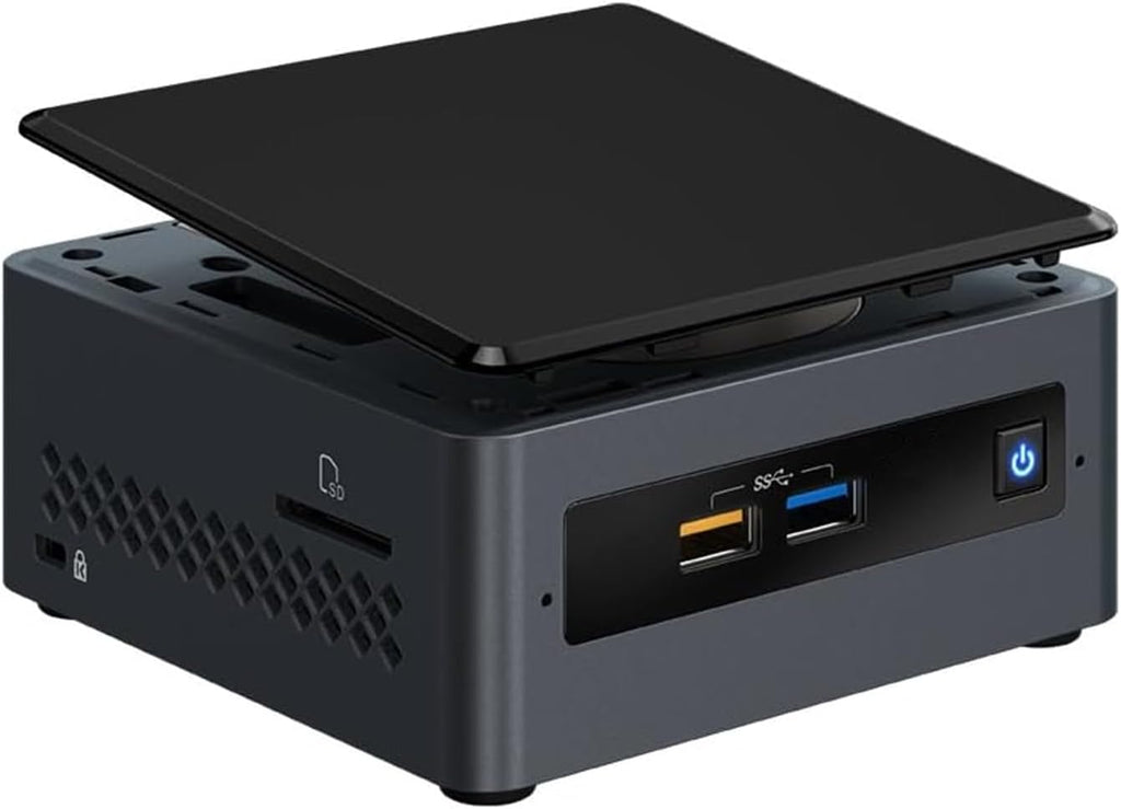 ASUS Intel NUC KIT Business Mini Desktop, 16GB DDR4 RAM, 512GB SSD, Intel Celeron Processor, Wi-Fi Ready, Bluetooth, RJ45, Dual HDMI, 4K UHD, SD Card Reader, USB 3.0, Windows 11 Pro