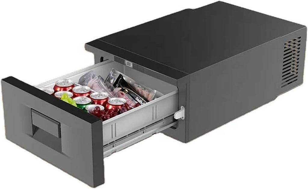D30 RV Fridge Drawer Car Refrigerator Freezer AC DC Compressor Electric Portable Cooler 12V Fridge With Digital Display